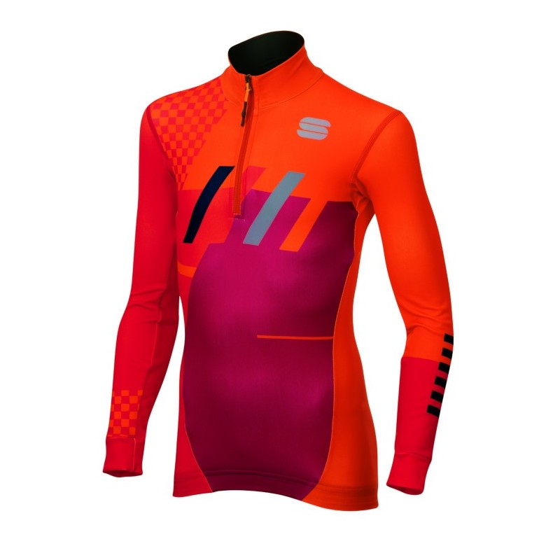 Sportful Squadra Junior Race Jersey röd-orange Sportful Squadra Junior Race Jersey röd-orange